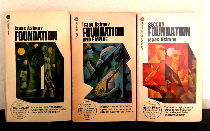 Locker Magnet Isaac Asimov 2" X 3" Fridge Foundation and Empire Book Cover 