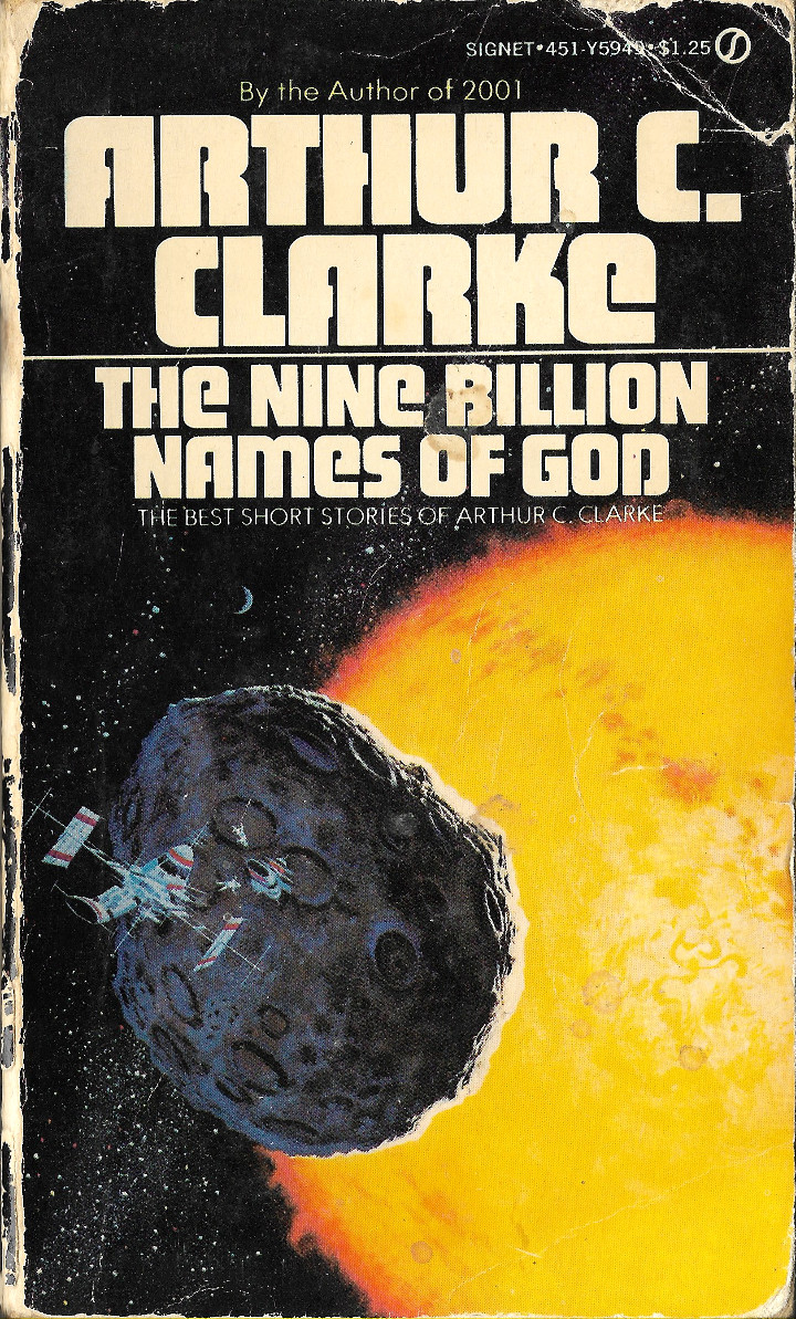 The Nine Billion Names of God by Arthur C. Clarke Retro Book Covers