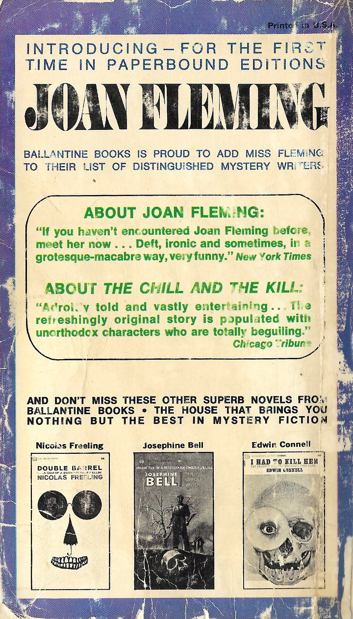 The Chill and the Kill by Joan Flemming