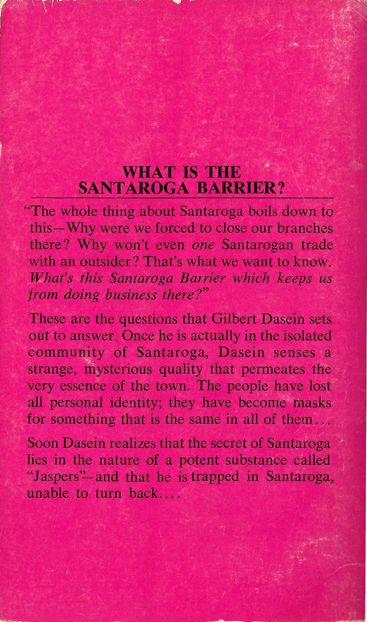 The Santaroga Barrier by Frank Herbert