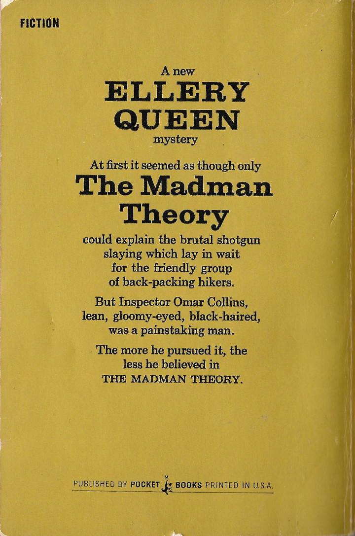 The Madman Theory by Ellery Queen